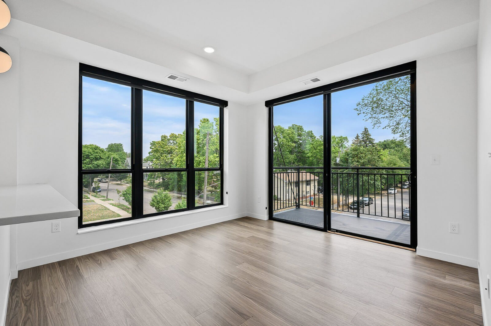 an apartment living room