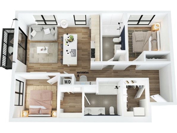 twain floor plan