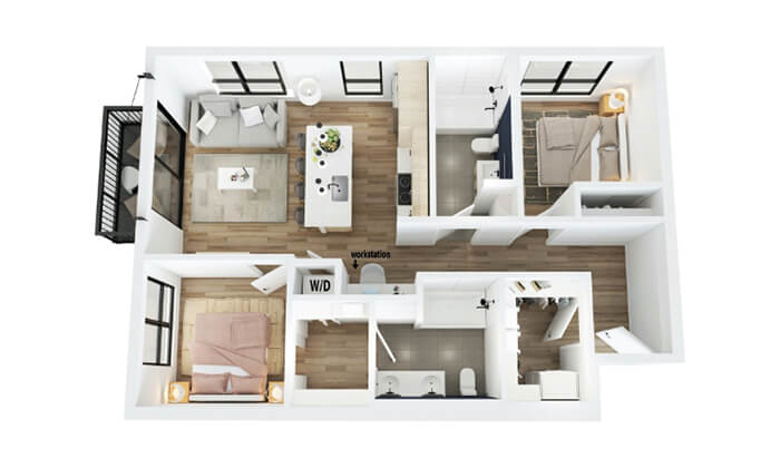 twain floor plan